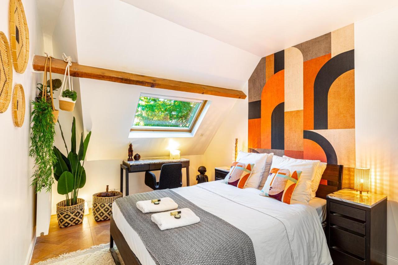 Stylish Modern Apartement - Art, Design, Garden, Villa Des Ammonites Meudon Kültér fotó