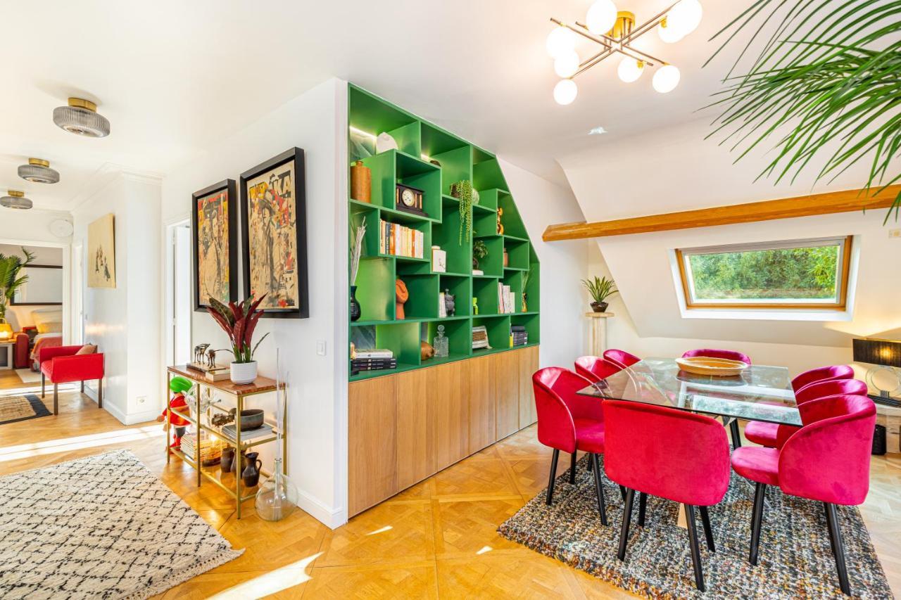 Stylish Modern Apartement - Art, Design, Garden, Villa Des Ammonites Meudon Kültér fotó